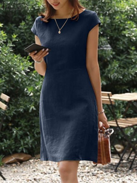 summer solid midi dresses women elegant short sleeve half o-neck zipper dresses 2023 female work vintage back v neck, White;black
summer solid midi dresses women elegant short sleeve half o-neck zipper dresses 2023 female work vintage back v neck, White;black