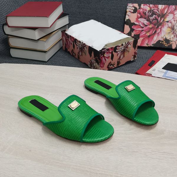 new summer lizard slippers slides sandals open toe flat heels women luxury designers leather outsole fashion casual shoes factory footwear s, Black
new summer lizard slippers slides sandals open toe flat heels women luxury designers leather outsole fashion casual shoes factory footwear s, Black