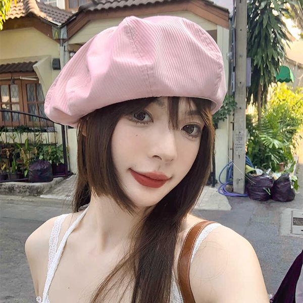 berets japanese sweet beret suitable for women traveling in spring summer p conical small and cute paint hat showing the face g220612, Blue;gray
berets japanese sweet beret suitable for women traveling in spring summer p conical small and cute paint hat showing the face g220612, Blue;gray