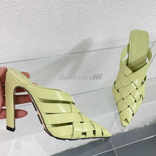 braid slippers fashionable women high heel sandals luxurious designer shoes soft leather mesh casual 10cm curved heels slipper, Black
braid slippers fashionable women high heel sandals luxurious designer shoes soft leather mesh casual 10cm curved heels slipper, Black