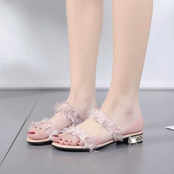 sandals new suede thick heel slippers large women's summer sandal women woman shoes, Black
sandals new suede thick heel slippers large women's summer sandal women woman shoes, Black