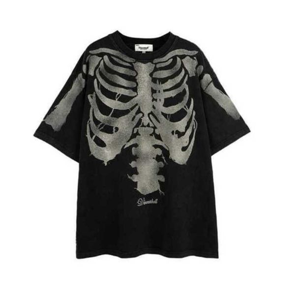 men's t-shirts skeleton graphic grunge y2k t shirts men oversized vintage goic cloes 2023 summer anime streetwear harajuku cotton tees, White;black
men's t-shirts skeleton graphic grunge y2k t shirts men oversized vintage goic cloes 2023 summer anime streetwear harajuku cotton tees, White;black