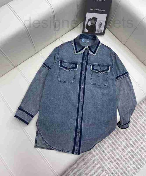 women's jackets designer summer new commuter versatile simple fashion letter embroidered tencel denim shirt 7x0a, Black;brown
women's jackets designer summer new commuter versatile simple fashion letter embroidered tencel denim shirt 7x0a, Black;brown