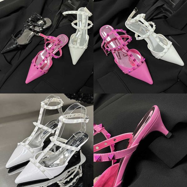 summer sandals luxury rivet women pumps t-strap new in outdoor casual female fashion pointed toe shallow ladies heels shoes 230511, Black
summer sandals luxury rivet women pumps t-strap new in outdoor casual female fashion pointed toe shallow ladies heels shoes 230511, Black