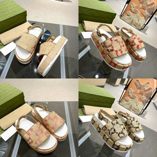 2023 designer sandals women men outdoor slipper shoes leather espadrille sandal luxury flat platform slides with the double straw g embroide, Black
2023 designer sandals women men outdoor slipper shoes leather espadrille sandal luxury flat platform slides with the double straw g embroide, Black