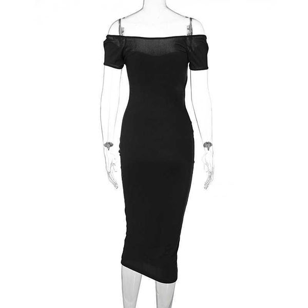 2023 ins style summer item women's new one line collar ribbed long slim fitting dressh87m 2r7t3, White;black
2023 ins style summer item women's new one line collar ribbed long slim fitting dressh87m 2r7t3, White;black