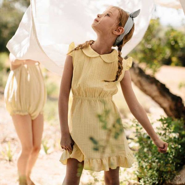girl's dresses summer new girls' yellow dress cotton children's doll collar sleeveless hem casual princess r230612, Red;yellow
girl's dresses summer new girls' yellow dress cotton children's doll collar sleeveless hem casual princess r230612, Red;yellow