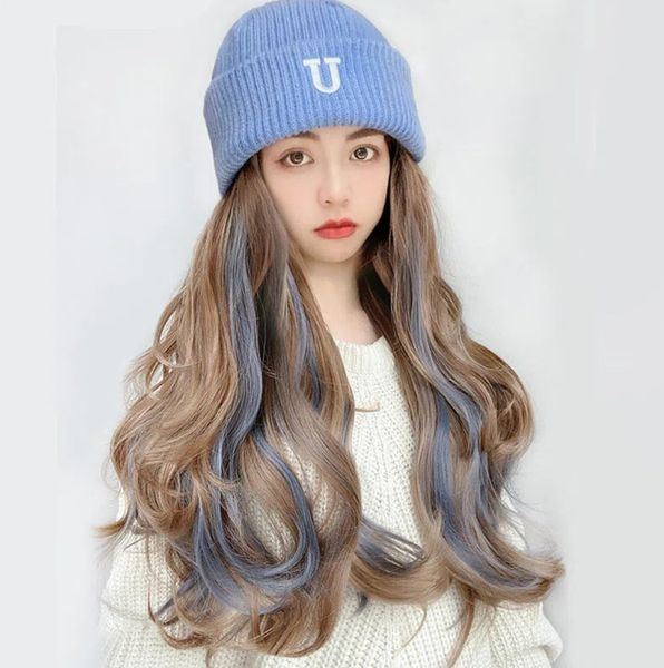 the hat wig all -in -one female wool knitted hat picking dyeing gradient has many style choices, supporting customization, Black
the hat wig all -in -one female wool knitted hat picking dyeing gradient has many style choices, supporting customization, Black