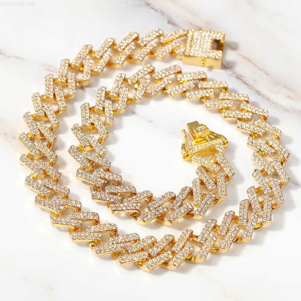 12mm hip hop jewelry men gemstone no fade gold plated selling gold chain iced out cuban link chain full diamond necklace, Silver
12mm hip hop jewelry men gemstone no fade gold plated selling gold chain iced out cuban link chain full diamond necklace, Silver