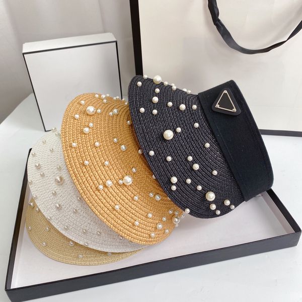fashion empty sun hat luxury designer trendy sun hat fashion casual braided pearl accessory sunscreen adjustable highest quality, Blue;gray
fashion empty sun hat luxury designer trendy sun hat fashion casual braided pearl accessory sunscreen adjustable highest quality, Blue;gray