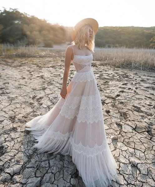 spaghetti straps a-line destination nude/champagn wedding dress lace up back cut out side bridal gowns with belt qa-1, White
spaghetti straps a-line destination nude/champagn wedding dress lace up back cut out side bridal gowns with belt qa-1, White