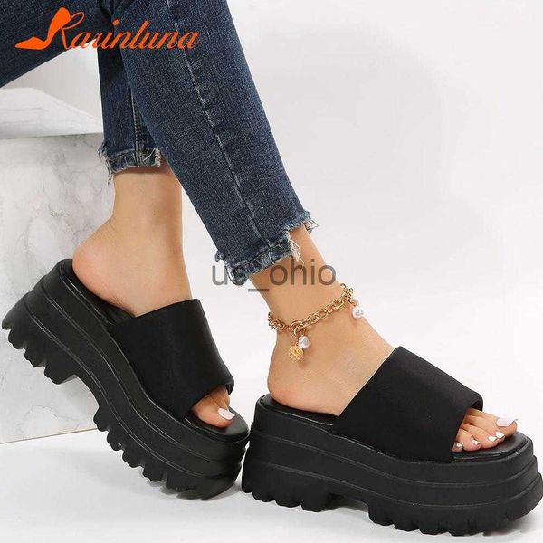 slippers karinluna dropship 2023 summer brand new women single band platform sandals black nylon chunky platform wedges slipper sandals j230
slippers karinluna dropship 2023 summer brand new women single band platform sandals black nylon chunky platform wedges slipper sandals j230