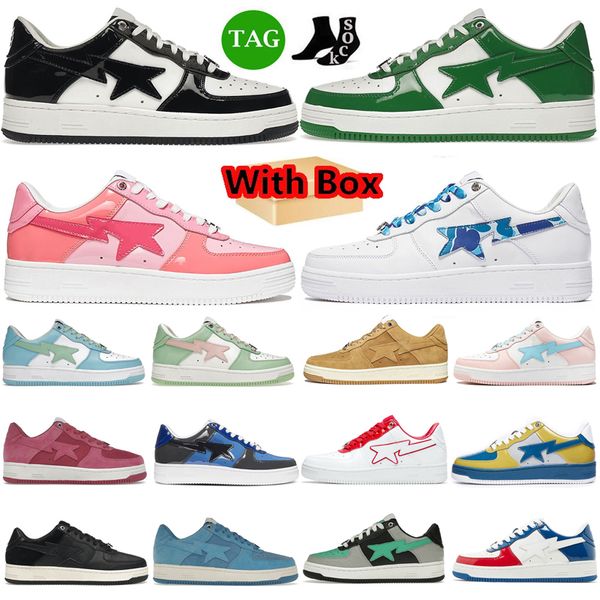designer casual shoes platform sneakers patent leather black baby blue pink orange green triple white brown beige navy color for men women t
designer casual shoes platform sneakers patent leather black baby blue pink orange green triple white brown beige navy color for men women t