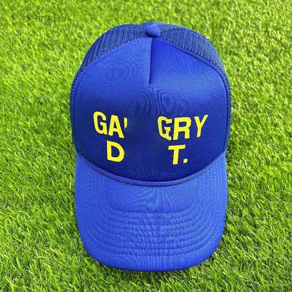 

designer galleryes caps ball capsamerican dept letter lanvins hat sport graffiti mesh truck high profile trendy baseball capprpn, Blue;gray