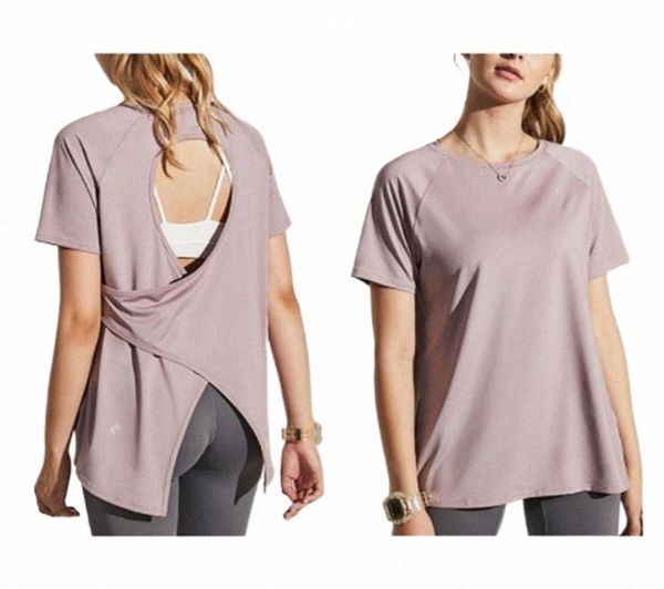 align yoga short-sleeved fitness sports beautiful back hollow back split quick-drying stretch breathable t-shirt sport7244562
align yoga short-sleeved fitness sports beautiful back hollow back split quick-drying stretch breathable t-shirt sport7244562