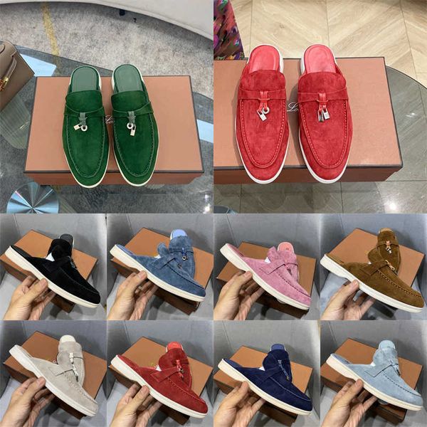 piana walk charms embellished suede slippers macaroon luxe mule shoes genuine leather casual slip on flats women luxury designers, Black
piana walk charms embellished suede slippers macaroon luxe mule shoes genuine leather casual slip on flats women luxury designers, Black