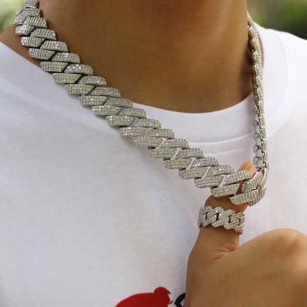19mm hip hop jewelry 5a 3 row ice cube zirconia diamond cuba link chain, Silver
19mm hip hop jewelry 5a 3 row ice cube zirconia diamond cuba link chain, Silver