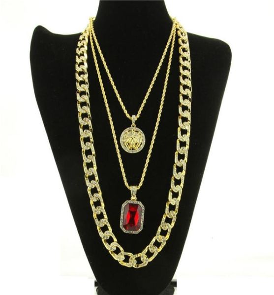 fashionhop necklace jewelry new ruby pendant necklace 3pcsset fashion cuban link chain jewelry set3364792, Silver
fashionhop necklace jewelry new ruby pendant necklace 3pcsset fashion cuban link chain jewelry set3364792, Silver