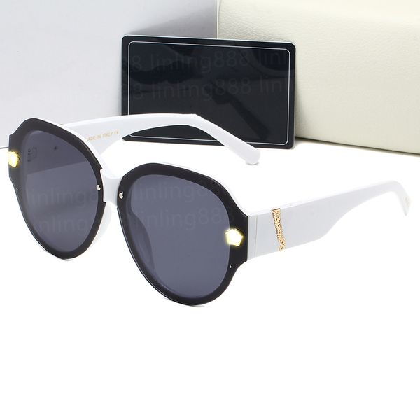 fashion designer luxury sunglasses for women men summer round style anti-ultraviolet retro plate oval full frame glasses random box 2023 new, White;black
fashion designer luxury sunglasses for women men summer round style anti-ultraviolet retro plate oval full frame glasses random box 2023 new, White;black