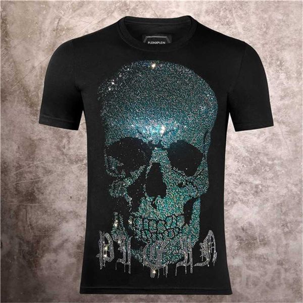 pleinxplein summer mens tshirt black skulls pattern 100 cotton hip hop oneck slim diamond c0tr 15y7, White;black
pleinxplein summer mens tshirt black skulls pattern 100 cotton hip hop oneck slim diamond c0tr 15y7, White;black