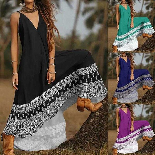 spring and dresses summer jitong ethnic printed v neck strap dress for women, Black;gray
spring and dresses summer jitong ethnic printed v neck strap dress for women, Black;gray