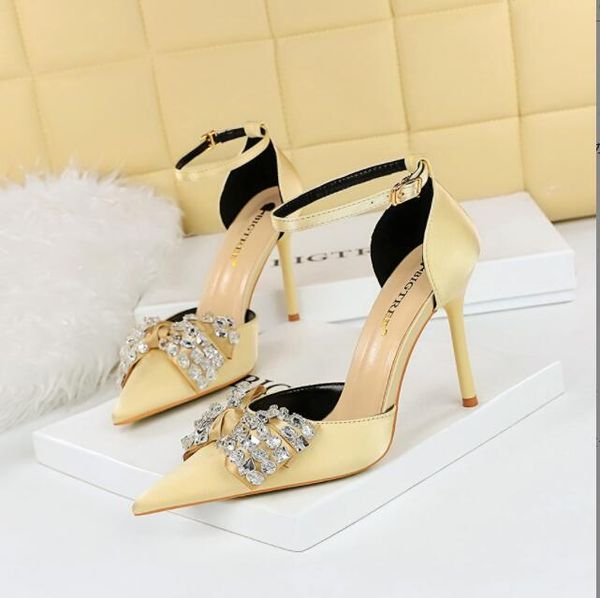 summer women's high heels cm rhinestone bow women pumps hollow out women's sandals silk satin stilettos luxury ladies shoes, Black
summer women's high heels cm rhinestone bow women pumps hollow out women's sandals silk satin stilettos luxury ladies shoes, Black