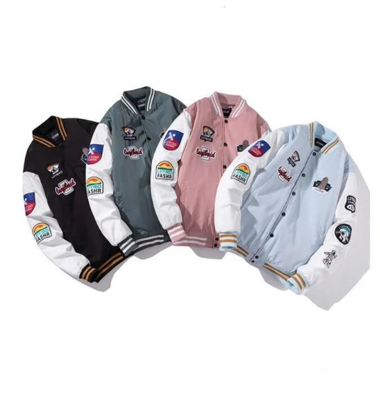 mens jackets winter jacket men women fashion embroidery trends brand hooded splicing sleeves streetwear cotton padded coats varsity s-2xl, Black;brown
mens jackets winter jacket men women fashion embroidery trends brand hooded splicing sleeves streetwear cotton padded coats varsity s-2xl, Black;brown
