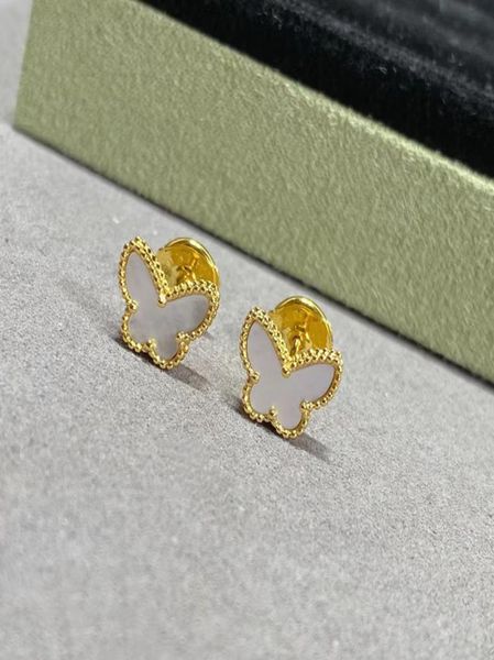 s925 sterling silver sweet butterfly designer stud earrings for women luxury brand clover shell short choker bracelets necklace ea2865342, Golden;silver
s925 sterling silver sweet butterfly designer stud earrings for women luxury brand clover shell short choker bracelets necklace ea2865342, Golden;silver