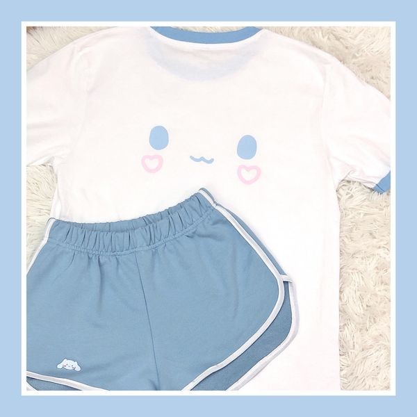 dress original design cute girl women white puppy head embroidery summer sports set white short sleeve tshirt & sky blue shorts
dress original design cute girl women white puppy head embroidery summer sports set white short sleeve tshirt & sky blue shorts
