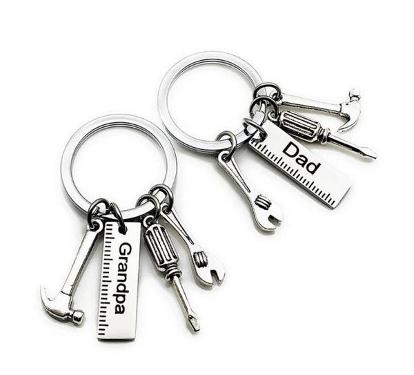 stainless steel fathers day keychain creative hammer screwdriver wrench tool keyring car key chain gift supplies3613665, Silver
stainless steel fathers day keychain creative hammer screwdriver wrench tool keyring car key chain gift supplies3613665, Silver