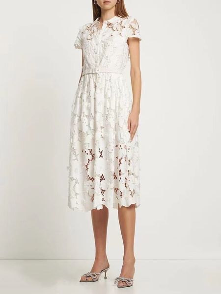 basic & casual dresses european designer dress 2023 summer new polo collar water soluble flower waist dress, Black;gray
basic & casual dresses european designer dress 2023 summer new polo collar water soluble flower waist dress, Black;gray