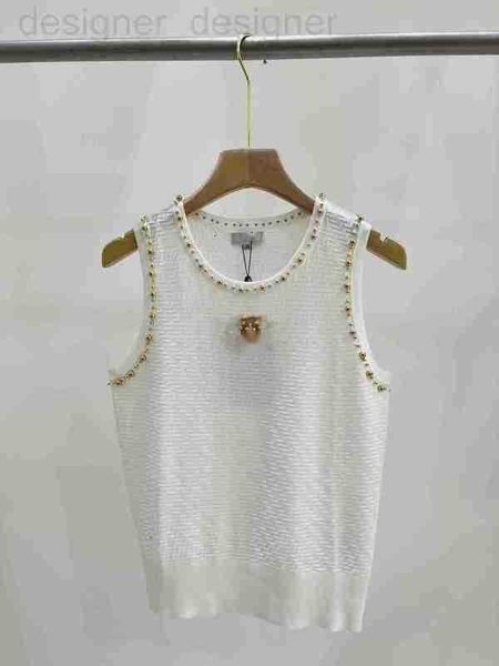 women's t-shirt designer brand same style 2023 new summer o neck sleeveless fashion milan runway 0505-5 1yzl, White
women's t-shirt designer brand same style 2023 new summer o neck sleeveless fashion milan runway 0505-5 1yzl, White