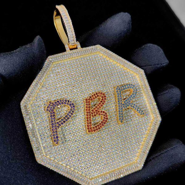 hip hop men jewelry iced out custom letter pendant silver moissanite diamond name initial hexagon pendant
hip hop men jewelry iced out custom letter pendant silver moissanite diamond name initial hexagon pendant