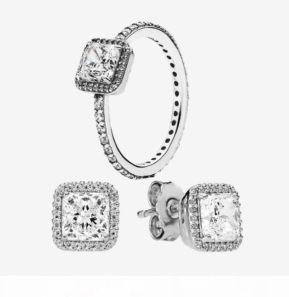wedding ring & earring sets authentic 925 silver jewelry for square cz diamond elegant rings stud earrings with original box5221154, Slivery;golden
wedding ring & earring sets authentic 925 silver jewelry for square cz diamond elegant rings stud earrings with original box5221154, Slivery;golden