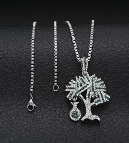new money usd bag tree hip hop dollars tree full cz iced out pendant necklace with 24inch cuba box chain necklace for men women gi5302007, Silver
new money usd bag tree hip hop dollars tree full cz iced out pendant necklace with 24inch cuba box chain necklace for men women gi5302007, Silver