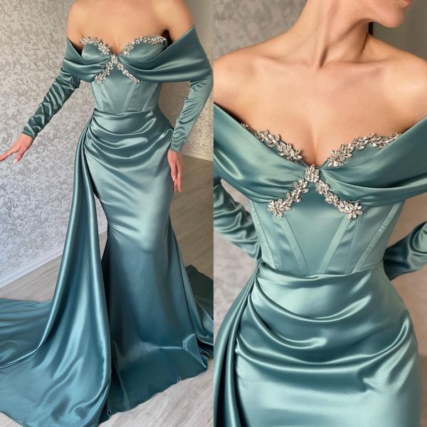 elegant mermaid prom dresses beads sweetheart long sleeves bone bodice party evening gowns pleats formal long special occasion dress, Black
elegant mermaid prom dresses beads sweetheart long sleeves bone bodice party evening gowns pleats formal long special occasion dress, Black