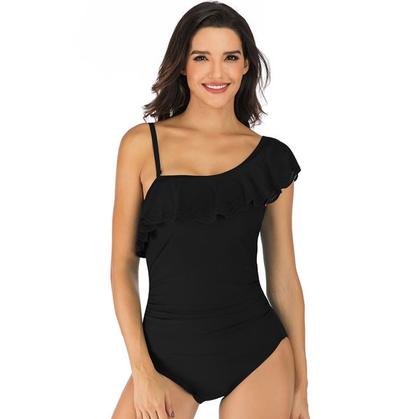 one shoulder women black swimsuit one piece swimwear women 2023 new monokini swimming suit beach bathing suits, White;black
one shoulder women black swimsuit one piece swimwear women 2023 new monokini swimming suit beach bathing suits, White;black