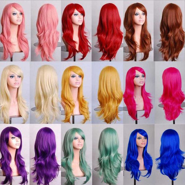 lace wigs soowee 70cm curly long pink cosplay wig hair pieces synthetic hair gray pink blonde wigs for black women peruk z0613, Black;brown
lace wigs soowee 70cm curly long pink cosplay wig hair pieces synthetic hair gray pink blonde wigs for black women peruk z0613, Black;brown