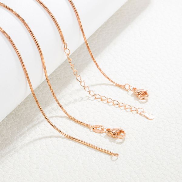 18" genuine 925 sterling silver jewelry chains necklace rose gold link chain necklace clasps tag snake cross box choker chain 45cm
18" genuine 925 sterling silver jewelry chains necklace rose gold link chain necklace clasps tag snake cross box choker chain 45cm