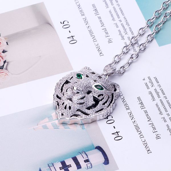 fashion silver gold fine chain tiger diamond pendants long necklaces for women men trendy luxury designer jewelry party christmas wedding gi
fashion silver gold fine chain tiger diamond pendants long necklaces for women men trendy luxury designer jewelry party christmas wedding gi