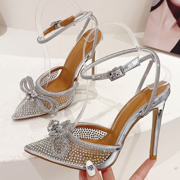 liyke size 42 crystal transparent female pumps thin high heels fashion bowknot pointed toe ankle strap sandals women shoes, Black
liyke size 42 crystal transparent female pumps thin high heels fashion bowknot pointed toe ankle strap sandals women shoes, Black
