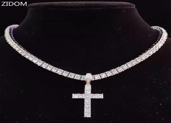 pendant necklaces men women hip hop cross necklace with 4mm zircon tennis chain iced out bling hiphop jewelry fashion gift280n9986044, Silver
pendant necklaces men women hip hop cross necklace with 4mm zircon tennis chain iced out bling hiphop jewelry fashion gift280n9986044, Silver