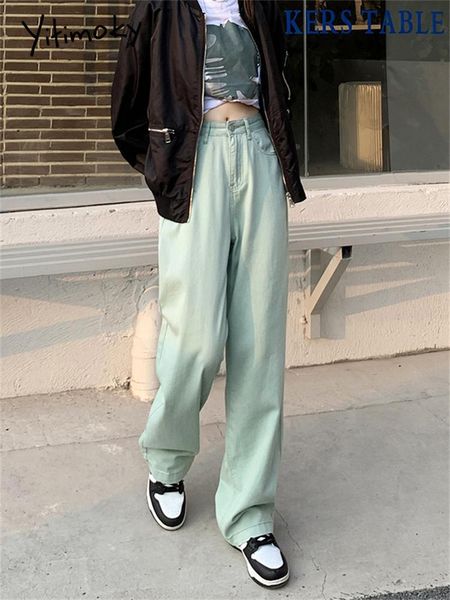 jeans yitimoky laides mom jeans high waist y2k 2022 casual high waist button korean fashion cotton pockets loose long wide leg pants, Blue
jeans yitimoky laides mom jeans high waist y2k 2022 casual high waist button korean fashion cotton pockets loose long wide leg pants, Blue