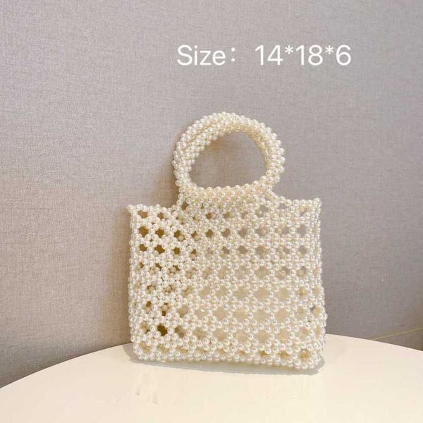 women's 2023 new korean net red small fresh handmade pearl hollow beaded handbag fashion handbag 230613
women's 2023 new korean net red small fresh handmade pearl hollow beaded handbag fashion handbag 230613