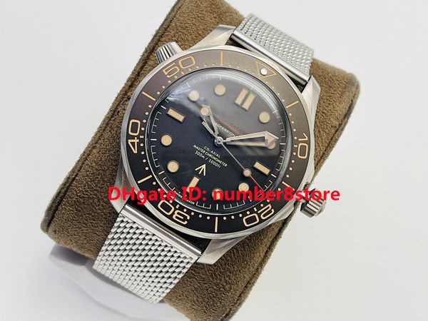 vs factory 007 sport mens watch swiss 8500 automatic mechanical titanium case diving wristwatch 28000 vph ceramic bezel sapphire water resis, Slivery;brown
vs factory 007 sport mens watch swiss 8500 automatic mechanical titanium case diving wristwatch 28000 vph ceramic bezel sapphire water resis, Slivery;brown