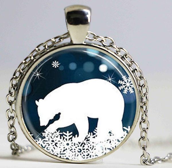 antique vintage polar bear pendant christmas necklace blue and white snowflake jewelry steampunk mens chain women fashion charm2080407, Silver
antique vintage polar bear pendant christmas necklace blue and white snowflake jewelry steampunk mens chain women fashion charm2080407, Silver