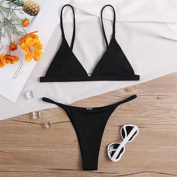 black micro bikinis set with thong for women water sports wear beach equipment designer triangle swimmsuit lady low waist beachwear brazilia
black micro bikinis set with thong for women water sports wear beach equipment designer triangle swimmsuit lady low waist beachwear brazilia