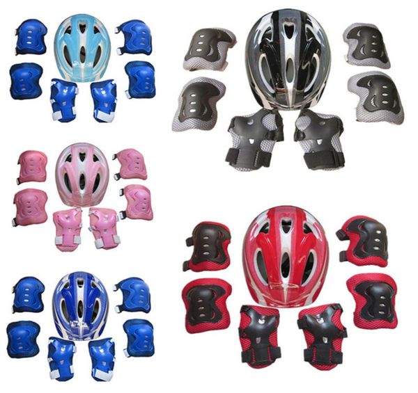 knee pads 7pcs kids boy girl safety helmet elbow pad sets children cycling skate bicycle helmet protection guard8900395, Black;gray
knee pads 7pcs kids boy girl safety helmet elbow pad sets children cycling skate bicycle helmet protection guard8900395, Black;gray