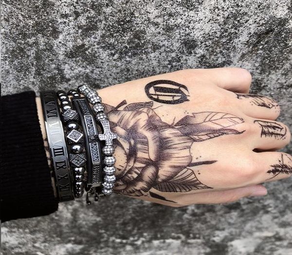 men bracelet 4pcsset crown charms jewelry macrame beads bracelets braiding man luxury jewelry for women bracelet gift5249430, Golden;silver
men bracelet 4pcsset crown charms jewelry macrame beads bracelets braiding man luxury jewelry for women bracelet gift5249430, Golden;silver