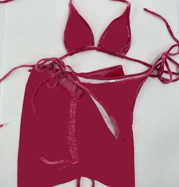 women velvet designer swimwear fashion 3 pieces strap bikinis set holiday personality charm girls trendy swimsuit slinky dress2011770
women velvet designer swimwear fashion 3 pieces strap bikinis set holiday personality charm girls trendy swimsuit slinky dress2011770